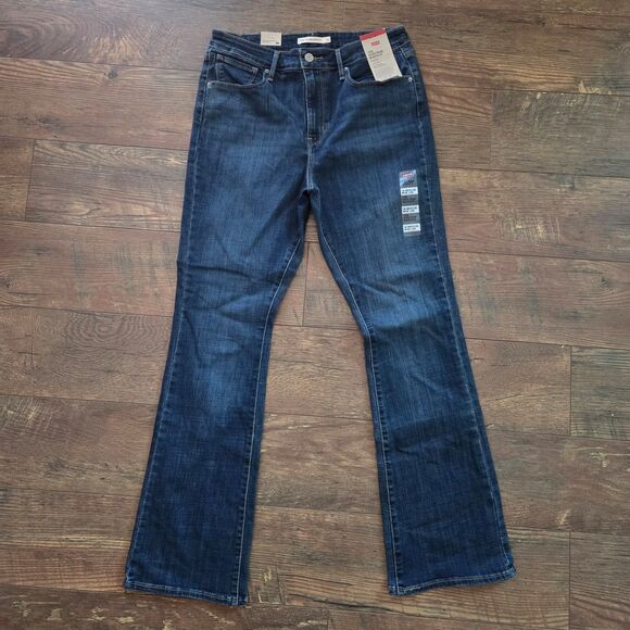 Levi's Denim - Levis Women 725 NWT Jeans High Rise Boot Cut 32x32 Dark Wash Denim